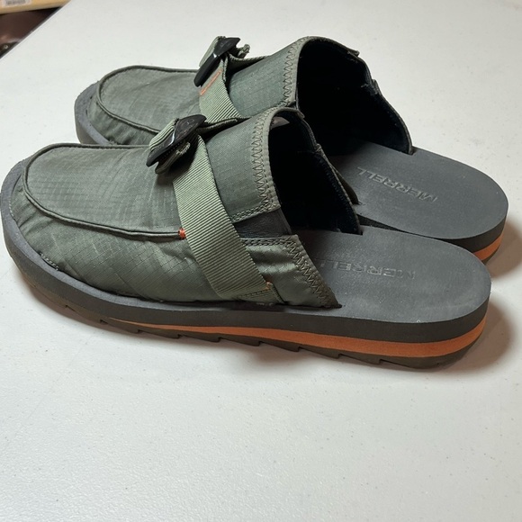 Like New Merrell Size 10 Alpine Clog Olive Unisex Sandal Slider Waterproof - Picture 9 of 12